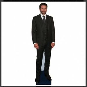 BRADLEY COOPER LIFE SIZE CARDBOARD CUTOUT FREE SHIP!!